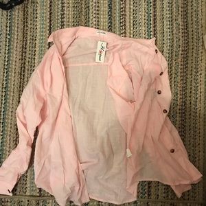Pink Button Down with Collar
